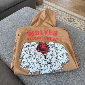 KILL CREW Hoodie Sweatshirt WOLVES AMONG SHEEP Pullover Gym Size XXL
